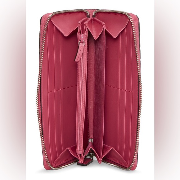 [Authentic]GUCCI PINK GUCCISSIMA NEW YORK YANKEES WALLET - Picture 4 of 5